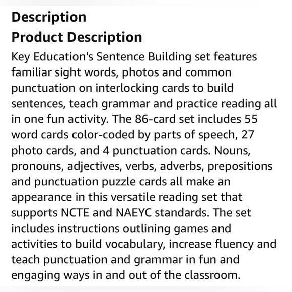 New Sentence Building Kit - Picture 5 of 9